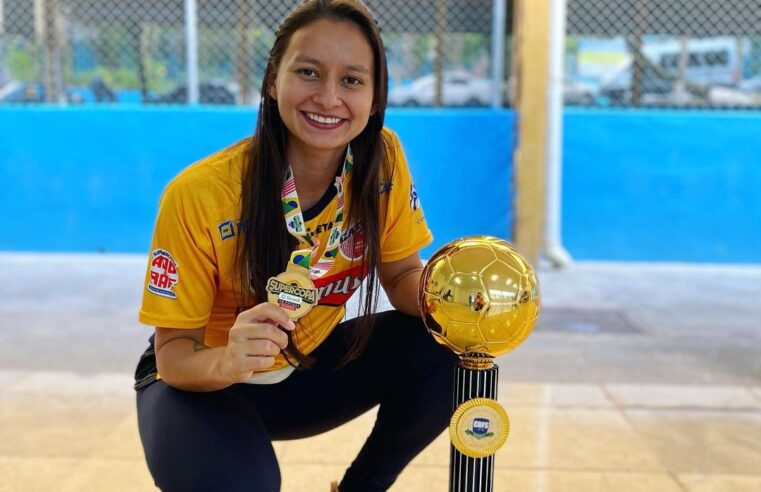 Luana Moura, um dos talentos do futsal feminino brasileiro