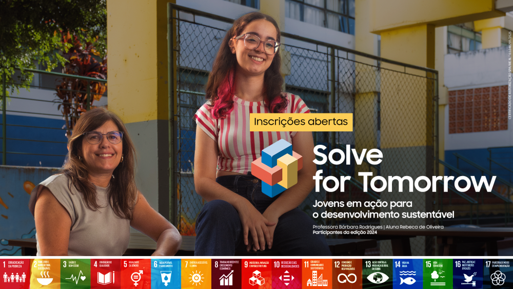 Samsung abre inscrições para a 12ª edição do Solve for Tomorrow Brasil
